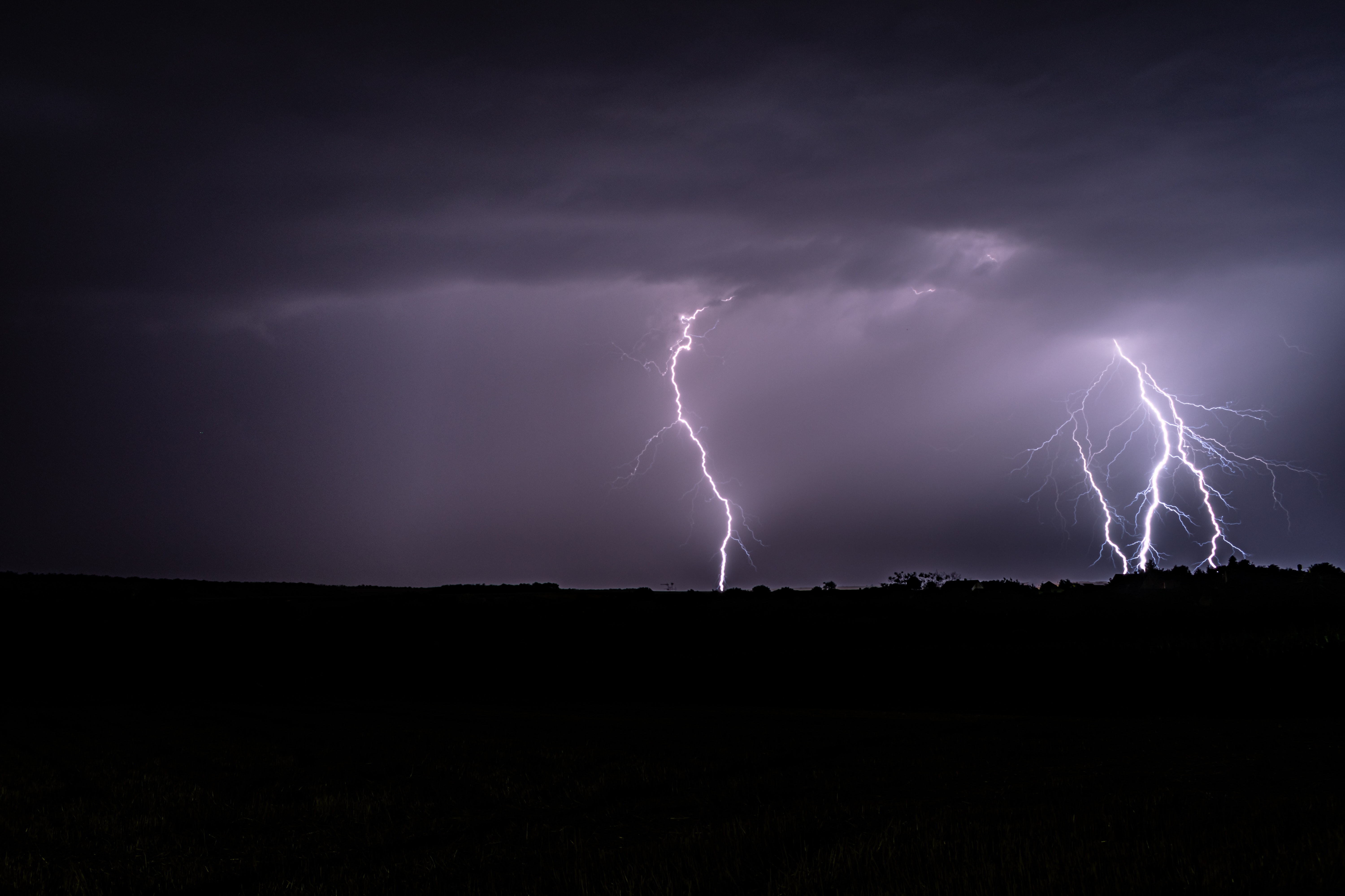 Lightning strikes