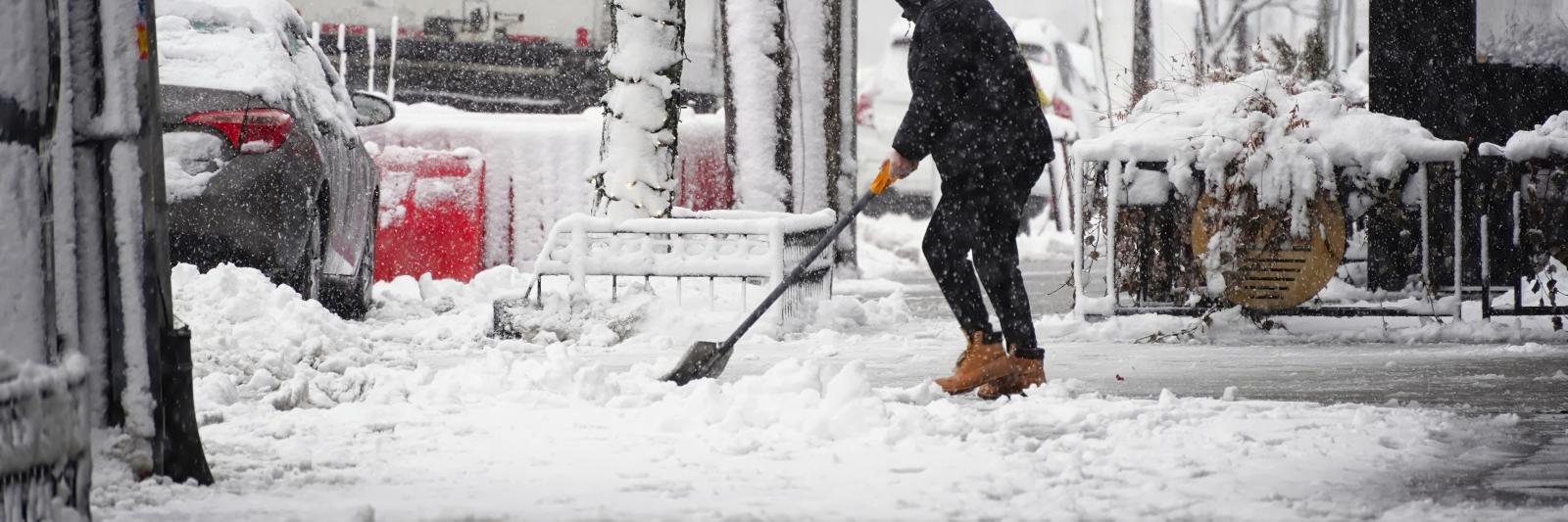 ice sidewalk