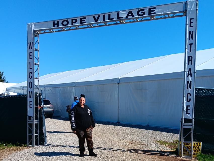 hope warming tent